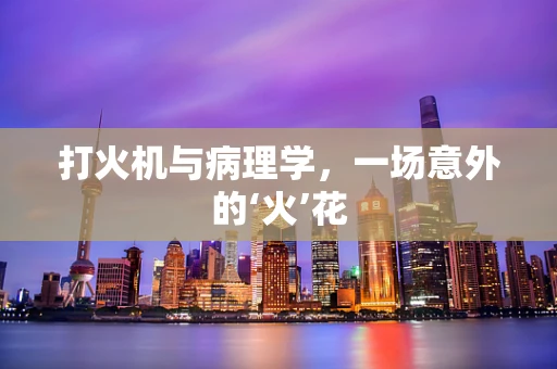 打火机与病理学，一场意外的‘火’花