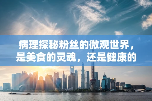 病理探秘粉丝的微观世界，是美食的灵魂，还是健康的隐患？