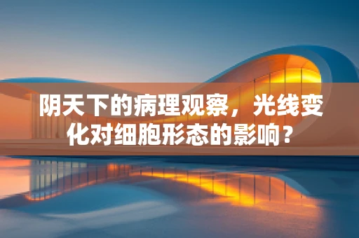 阴天下的病理观察，光线变化对细胞形态的影响？