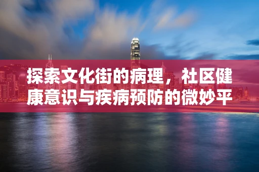 探索文化街的病理，社区健康意识与疾病预防的微妙平衡