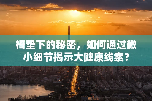 椅垫下的秘密，如何通过微小细节揭示大健康线索？