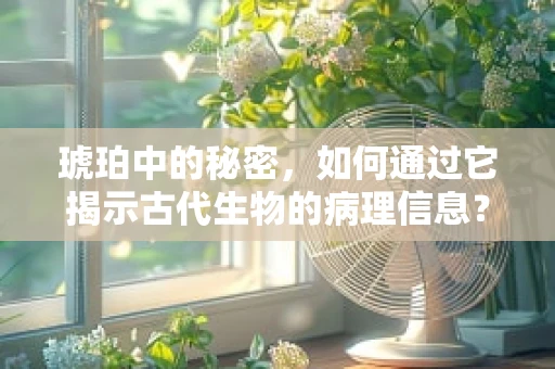 琥珀中的秘密，如何通过它揭示古代生物的病理信息？