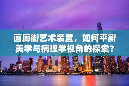 画廊街艺术装置，如何平衡美学与病理学视角的探索？
