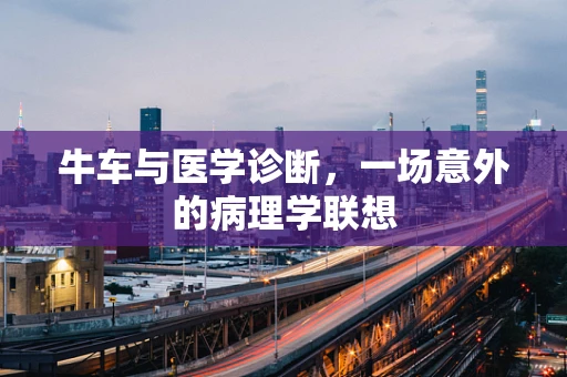 牛车与医学诊断，一场意外的病理学联想