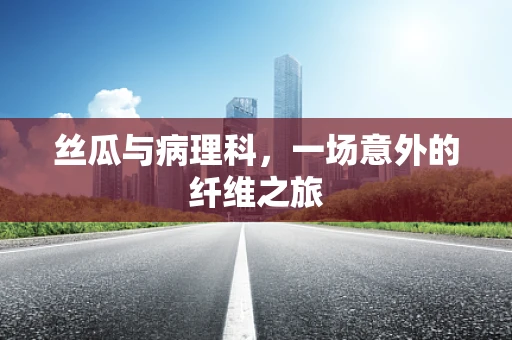丝瓜与病理科，一场意外的纤维之旅