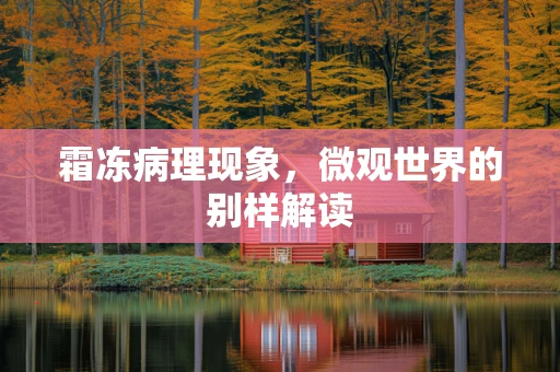 霜冻病理现象，微观世界的别样解读