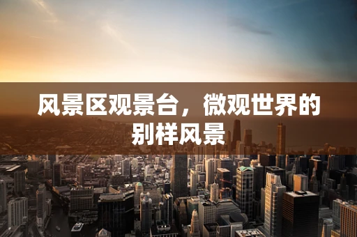 风景区观景台，微观世界的别样风景