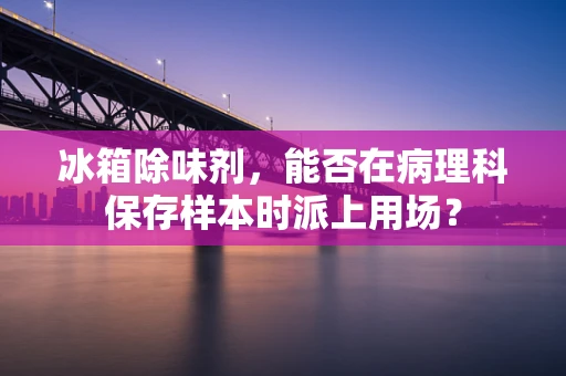冰箱除味剂，能否在病理科保存样本时派上用场？