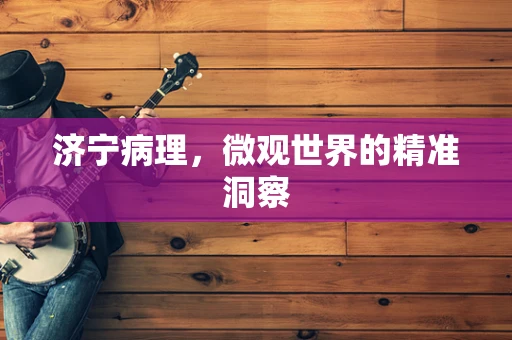 济宁病理，微观世界的精准洞察