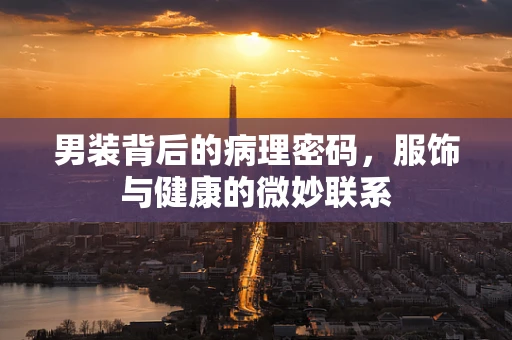 男装背后的病理密码，服饰与健康的微妙联系