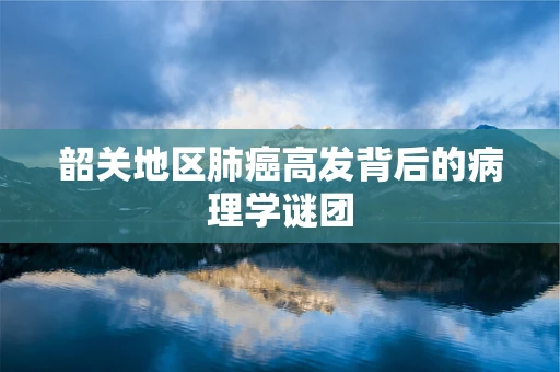 韶关地区肺癌高发背后的病理学谜团