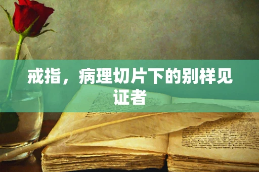 戒指，病理切片下的别样见证者