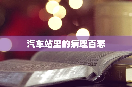 汽车站里的病理百态