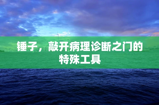 锤子，敲开病理诊断之门的特殊工具