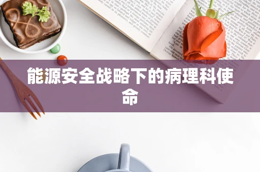 能源安全战略下的病理科使命