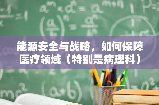 能源安全与战略，如何保障医疗领域（特别是病理科）的稳定运行？