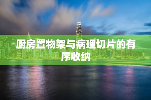 厨房置物架与病理切片的有序收纳
