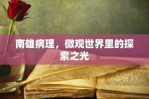 南雄病理，微观世界里的探索之光