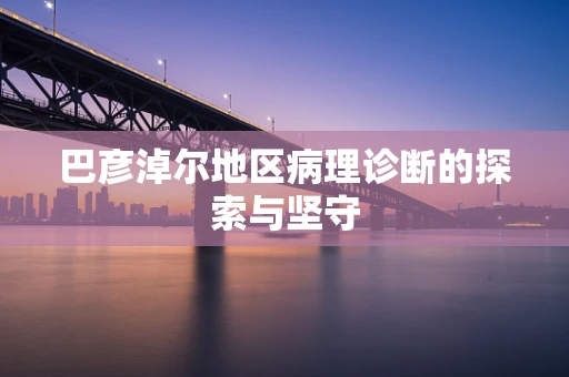 巴彦淖尔地区病理诊断的探索与坚守