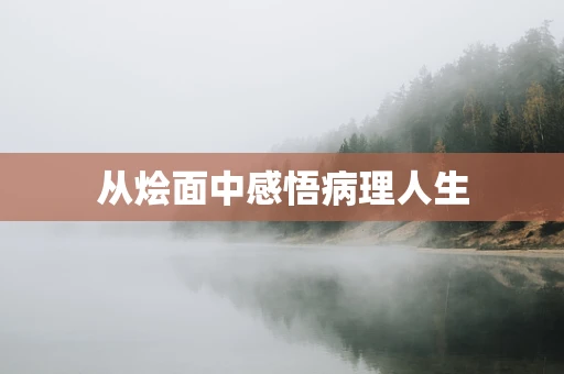 从烩面中感悟病理人生