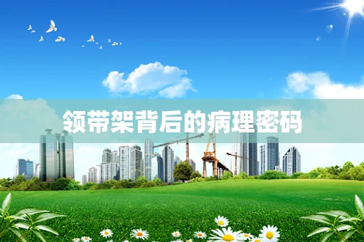 领带架背后的病理密码