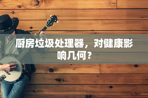 厨房垃圾处理器，对健康影响几何？