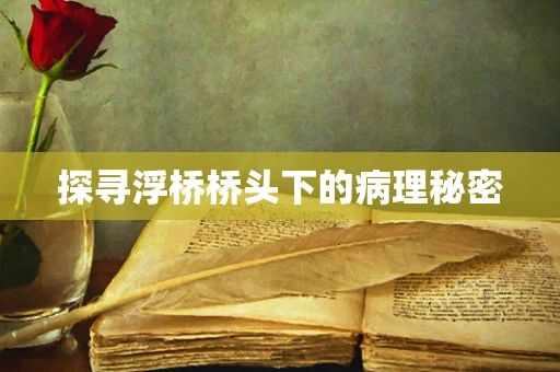 探寻浮桥桥头下的病理秘密
