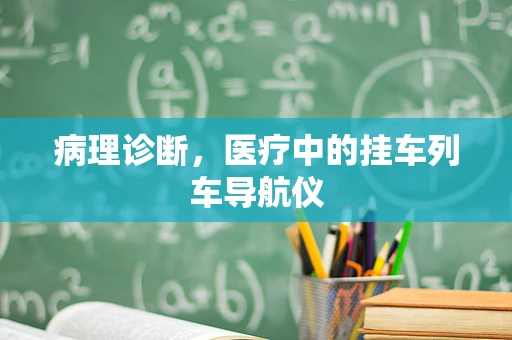 病理诊断，医疗中的挂车列车导航仪