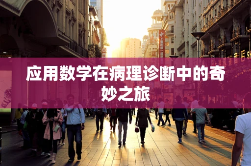 应用数学在病理诊断中的奇妙之旅