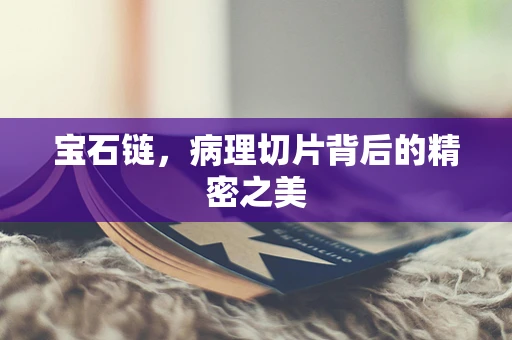宝石链，病理切片背后的精密之美