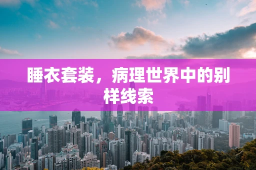 睡衣套装，病理世界中的别样线索
