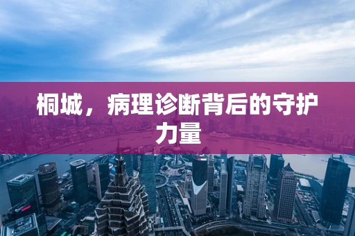 桐城，病理诊断背后的守护力量