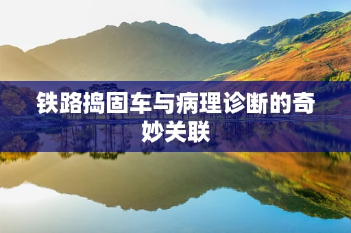 铁路捣固车与病理诊断的奇妙关联