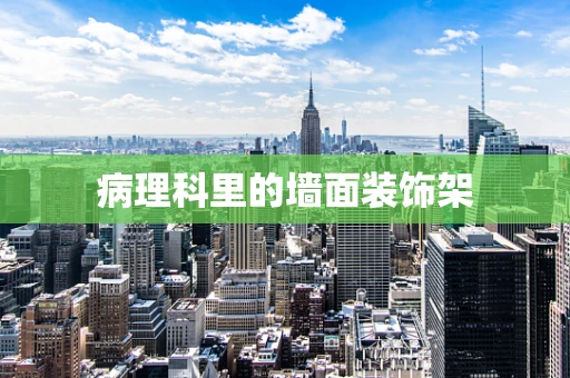 病理科里的墙面装饰架