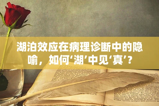 湖泊效应在病理诊断中的隐喻，如何‘湖’中见‘真’？