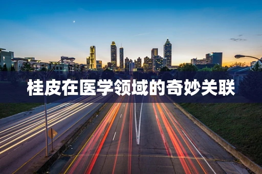 桂皮在医学领域的奇妙关联
