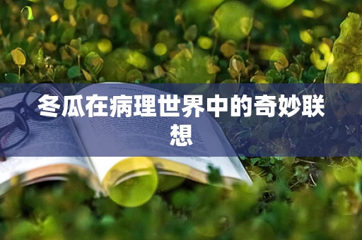 冬瓜在病理世界中的奇妙联想
