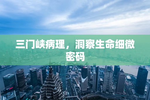 三门峡病理，洞察生命细微密码