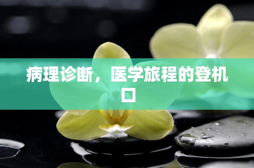 病理诊断，医学旅程的登机口