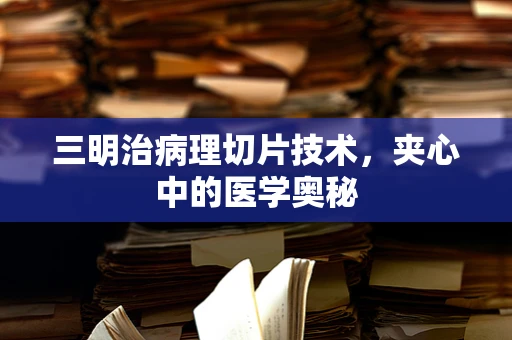 三明治病理切片技术，夹心中的医学奥秘
