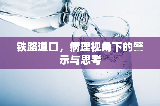 铁路道口，病理视角下的警示与思考