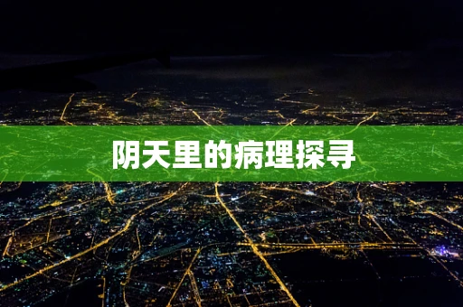 阴天里的病理探寻