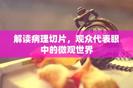 解读病理切片，观众代表眼中的微观世界