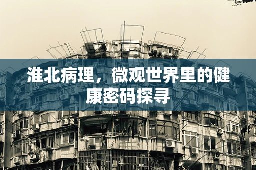 淮北病理，微观世界里的健康密码探寻