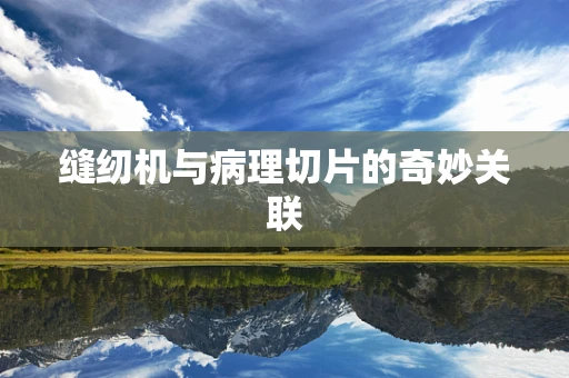 缝纫机与病理切片的奇妙关联