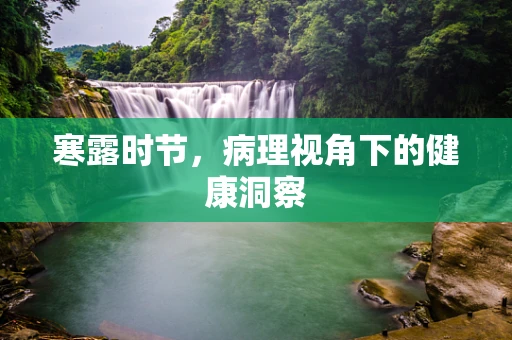 寒露时节，病理视角下的健康洞察