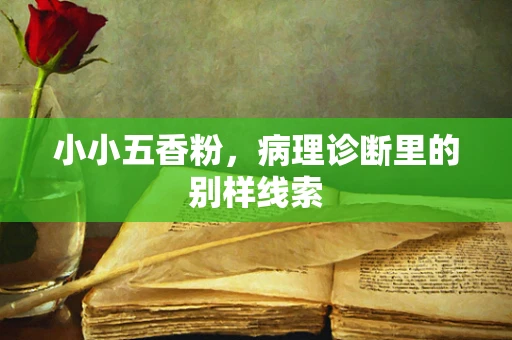 小小五香粉，病理诊断里的别样线索