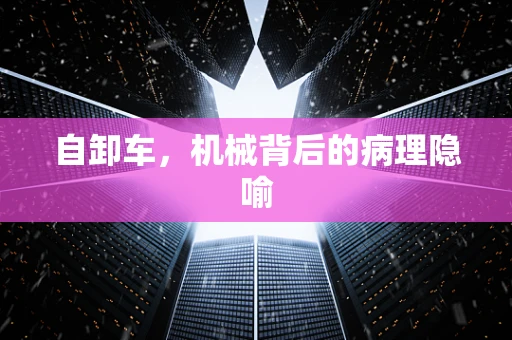 自卸车，机械背后的病理隐喻