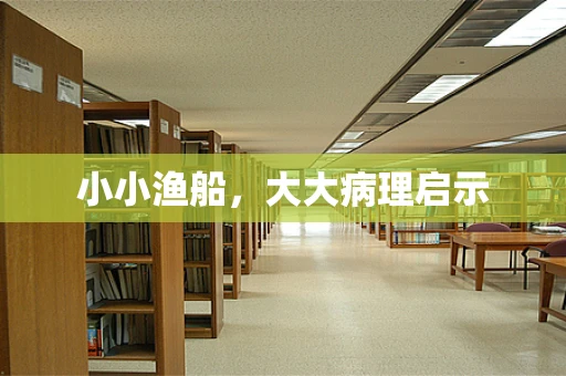 小小渔船，大大病理启示
