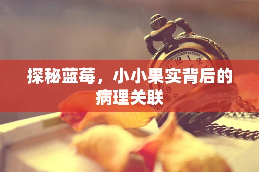 探秘蓝莓，小小果实背后的病理关联